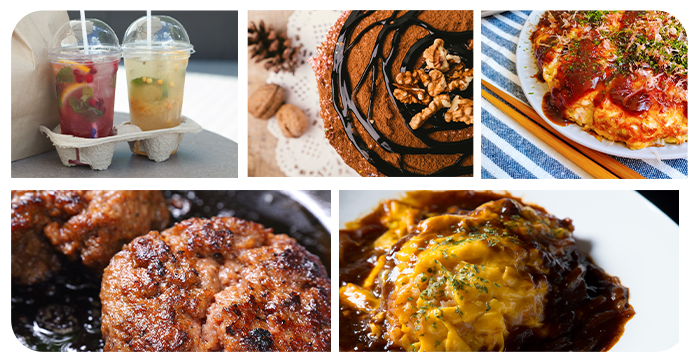 様々な料理の写真