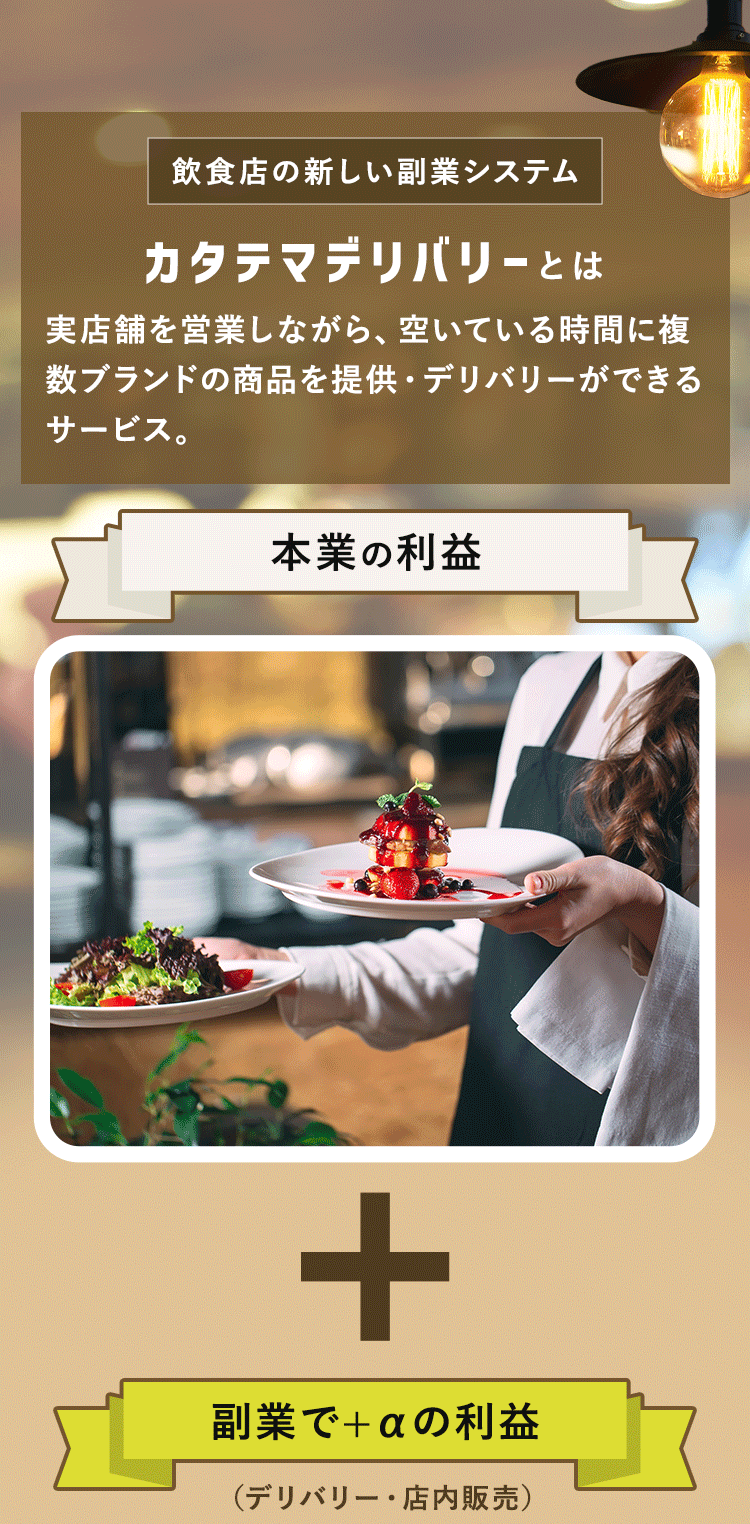 飲食店の新しい副業システム